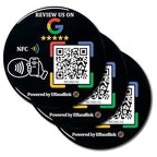 Epoxy Sticky Card with NFC Chip & QR Code by Effasaflink