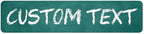 Custom Sign, Custom Street Sign, 11 Font Colors, 13 Font Styles, 4 Hole Options by MySignCenter