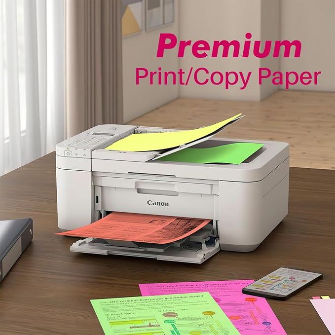 Colored Print&Copy Paper 8.5x11 Inches, 180 Sheets 6 Colors Pastel A4 Printer - Image 6