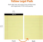 Amazon Basics 50 sheet Wide Ruled Lined Writing Note Pad, 8.5" x 11.75" - Image 6