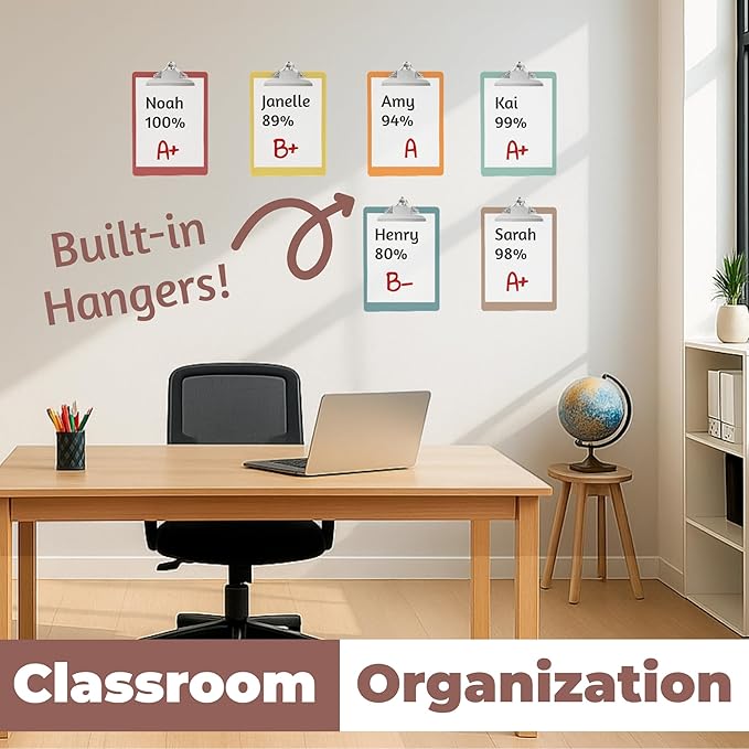 Plastic Clipboards with Butterfly Clip 12.5 x 9 Inch Plastic Clip Boards Bulk - Image 4
