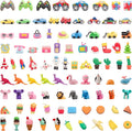 CLOCK KING 90pcs 3D Cute Kids Erasers, Random Desktop Pet Toys Gifts, Classroom by CLOCKKING