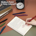 FIOVER Colored Pens, 12 Pack Colorful Gel Pens, Quick-Dry 0.7mm Medium Point - Image 3