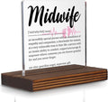 Midwife Appreciation Gift Desk Sign by Pariveca