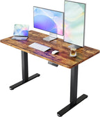 HUANUO Electric Standing Desk, 55 x 24 Inch Height Adjustable Computer Desk by HUANUO