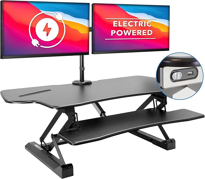 Mount-It! Electric Standing Desk Converter by Mount-It