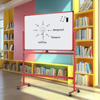 Large Dry-Erase Rolling Magnetic Whiteboard - Image 8