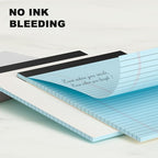 AILZFEI Blue Legal Pad Note Pads 8.5 x 11 inch, Wide Ruled Clear Print Writing - Image 4