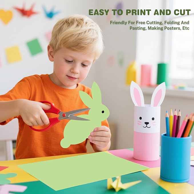 Cardstock 8.5 X 11, 40 Sheets Light Green Card Stock, 75lb/ 200gsm Pale Green - Image 5