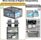 7 code Thicken & Sturdy Clear Shoe Storage Organizer - Image 5