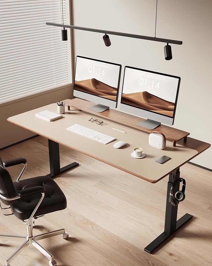YSAGi Leather Desk Pad Protector, Office Desk Mat, Large Mouse Pad, Non-Slip PU - Image 3