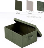 HOONEX Storage Bins with Lids for Organizing, Storage Boxes with 2 Carrying - Image 5