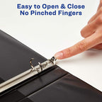 Avery Standard View 3 Ring Binder, 0.5" Round Rings, 100-Sheet Capacity - Image 5