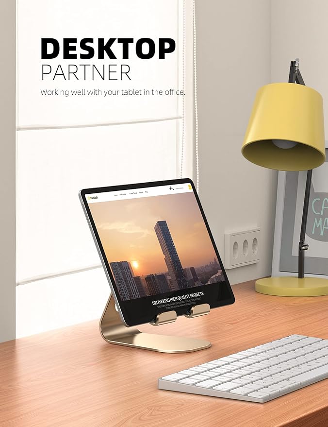 Lamicall Tablet Stand, Adjustable Tablet Holder - Image 3
