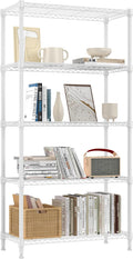 M MZG 1250 lbs 5 Tier Shelf Metal Storage Shelves Wire Rack Closet Organizers by MEIGAOPLASTICANDMETALHKCOLIMITED