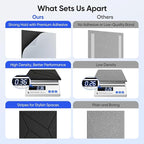 UNECHO 12 Pack 12" X 12" X 0.4" Acoustic Panels - Image 4