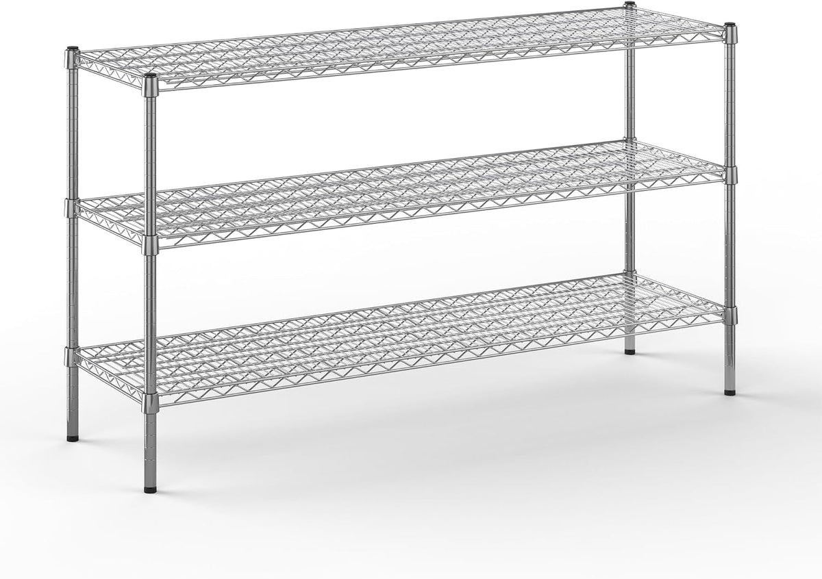 Regal Altair 18" Deep x 60" Wide x 34" Height Wire Shelving Kit | 3-Tier | NSF