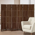 Leesinwing Wood Room Divider 6 Panel Folding Privacy Screen, Classic 5.6Ft by Leesinwing