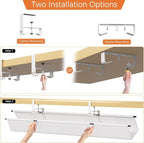 Under Desk Cable Management Tray - Image 7