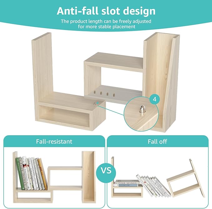 Desktop File Organizer Desk Organizer Shelf - Image 6