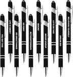 CRME 10pcs Funny Inspirational Pens Set Stylus Pens Design Smooth Writing by Unknown