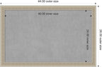 Amanti Art Silver Framed Magnetic Board 28x44 Large Vision Board - Image 3