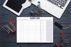 Guest Log Book for Automotive Dealerships – Customer Sign-in Tracking Log – 17" - Image 7