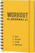 Nextnoid Hardcover Fitness Journal Workout Planner by Nextnoid