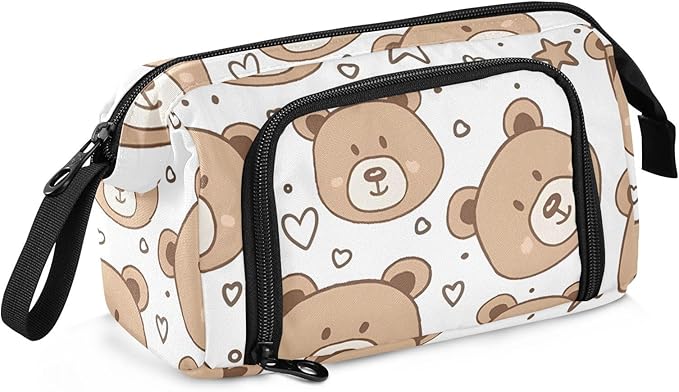 Bolaz Big Capacity Pencil Pen Case Pouch Bag School College Office Organizer by Unknown