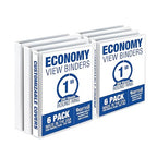 Samsill 1 Inch 3 Ring Binders, Made in USA, Economy Round Ring, 200 Sheet by Samsill