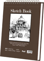 Fuxi Sketchbook 8.5x11, 100 Sheets Hard Cover Sketch Book 8.5" x 11", 68 - Image 8