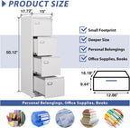 4 drawer file cabinet, filing cabinets for home, close-up detail