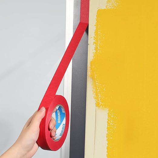 KIWIHUB Red Painters Tape, 1 inch x 60 Yards - Image 7
