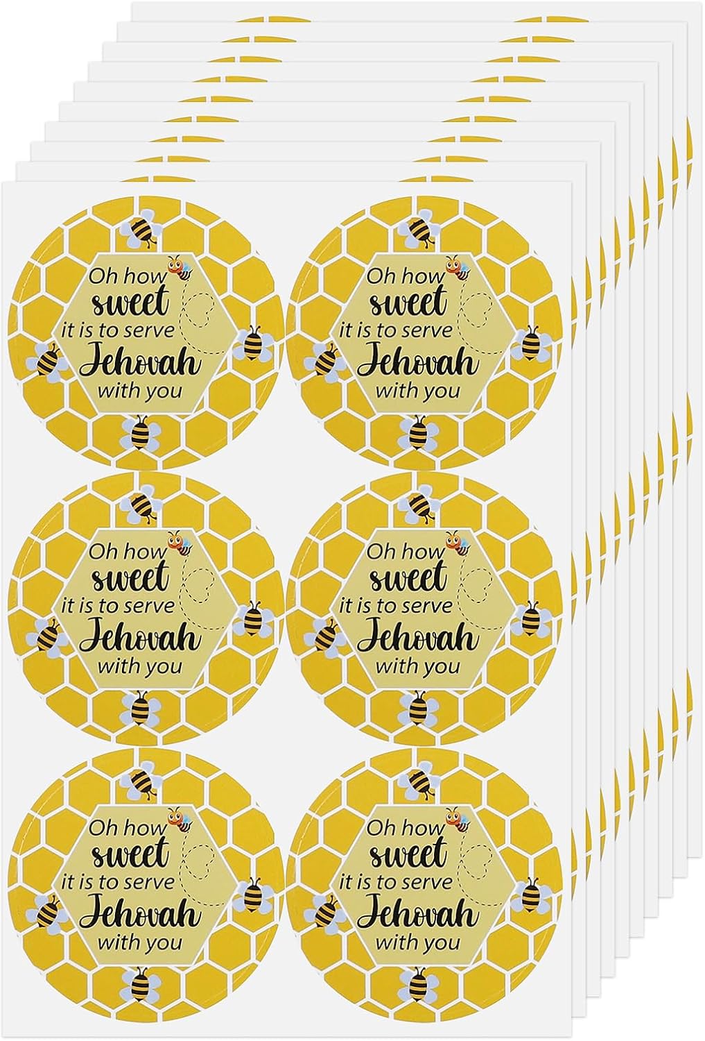 60 Labels JW Stickers,Jehovah Witness Ministry Supplies,JW Pioneer School Gifts,Jehovah Witness Accessories