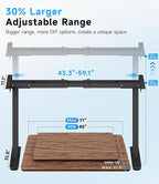 Electric Standing Desk Frame Dual Motor - Image 2