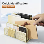 gianotter Mail Organizer Countertop, Metal File Holder - Image 3