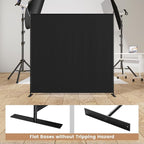 C-Hopetree 1 Panel Room Divider, 6 Ft Tall Indoor Folding Privacy Screen - Image 3