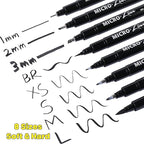 Dyvicl Hand Lettering Pens, Calligraphy Brush Pens Art Markers - Image 2