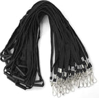 Bird Fiy Lanyards Safety Black Lanyards Neck Flat Premium Breakaway Badge by BirdFiy
