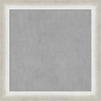 Amanti Art Silver Framed Magnetic Board 14x14 X-Small Vision Board by AmantiArt