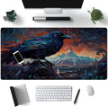 Magic Crow Desk Mat Gaming Misty Fores Mouse Pad Playmat, Large Gaming Mousepad by Mechanical+Cattle