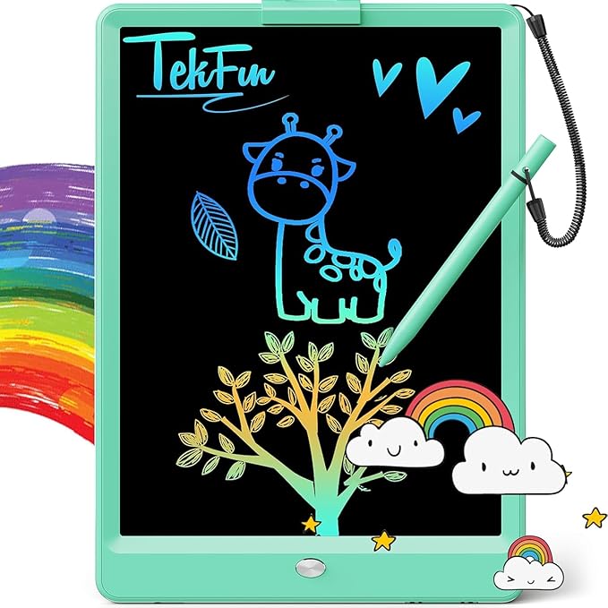 TEKFUN Kids Toys 10Inch LCD Writing Tablet, Mess Free Coloring Doodle Board by TEKFUN