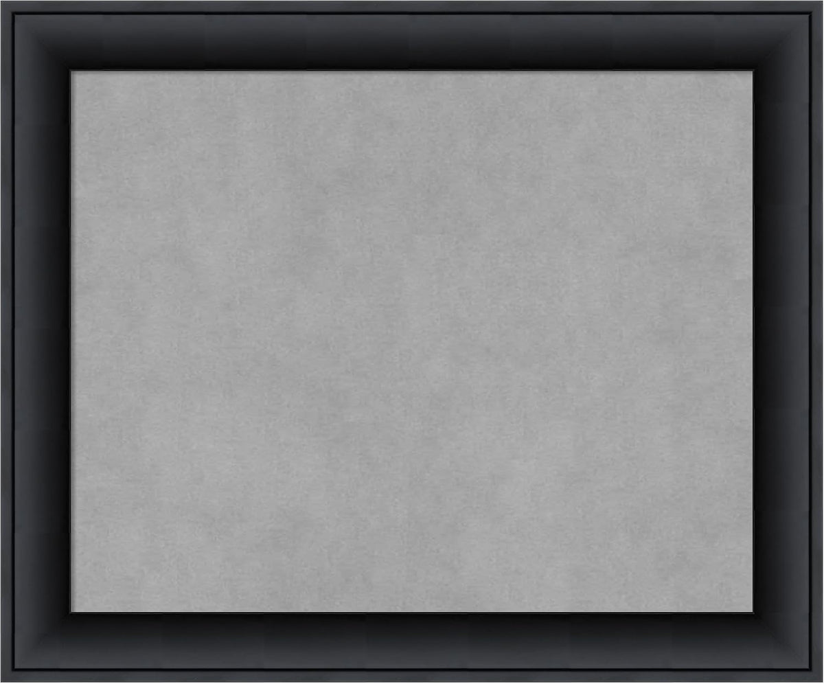 Amanti Art Black Framed Magnetic Board 19x23 Small Vision Board