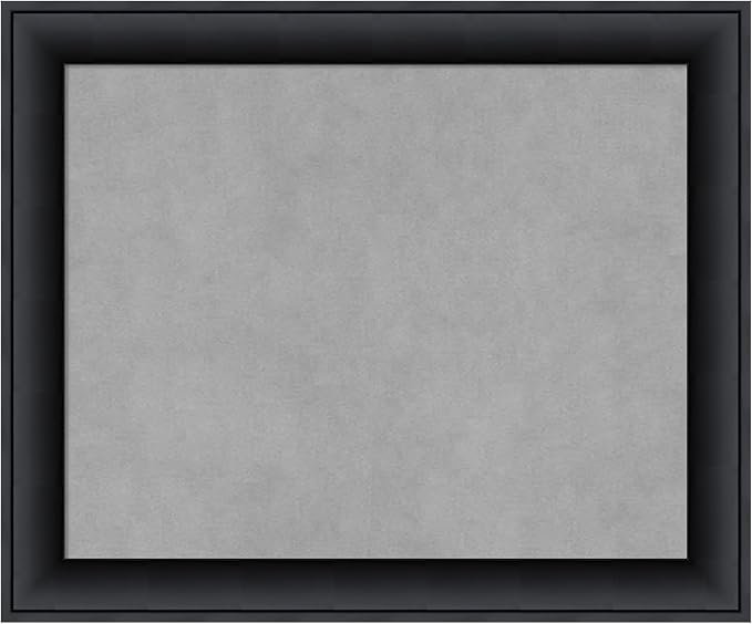 Amanti Art Black Framed Magnetic Board 19x23 Small Vision Board by AmantiArt
