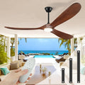 72" outdoor ceiling fans with lights and remote, main product view