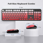 MOFII Wireless Keyboard and Mouse Combo, Full Size 2.4G Plug and Play - Image 7