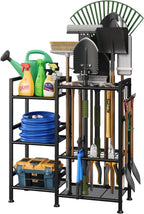keomaisyto garden tool organizer with large hooks, garage, main product view