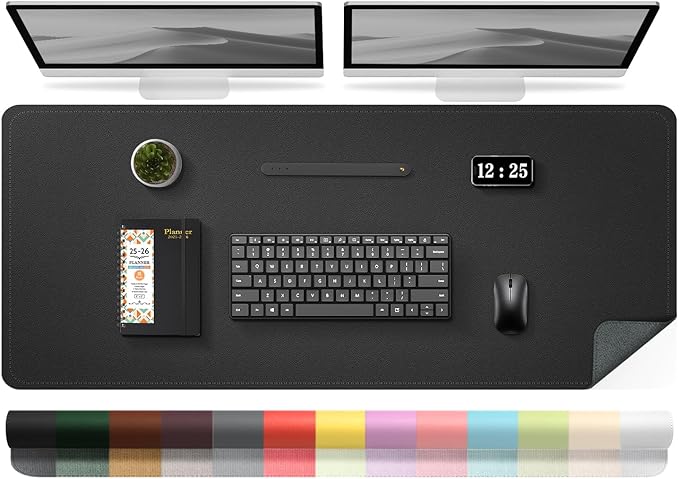 Large Desk Pad, 47.2'' x 23.6'', Computer Mat by BLESWIN