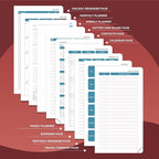 IN-LUXPRO Planner 2026 Daily Weekly and Monthly, 6.5"x3.75", 12 Months Spiral - Image 5