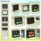 DIWNELEM Wooden Wedding Card Box - Image 5